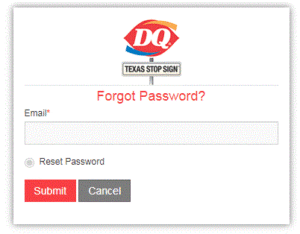 DQ employee login forgot password